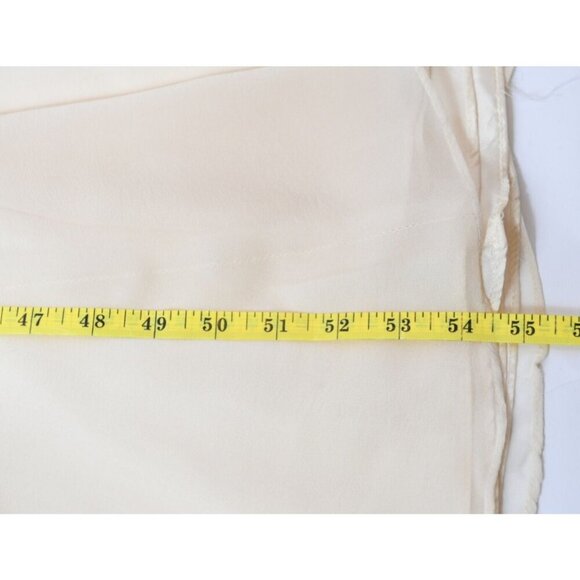 Watters Ivory Bridal Wedding Dress Gown Full Length Sleeveless Silk Sz 10 READ - Picture 12 of 15